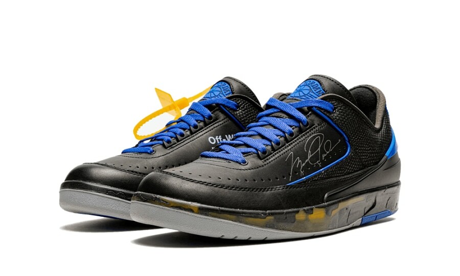 Jordan 2 Low Off-White "Black Blue" 2