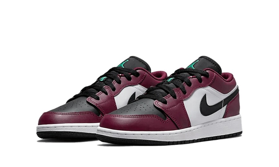 Jordan 1 Low "Dark Beetroot Roma Green" (GS) 2