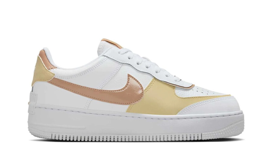 Nike Air Force 1 Low Shadow "White Team Gold Rattan" 2