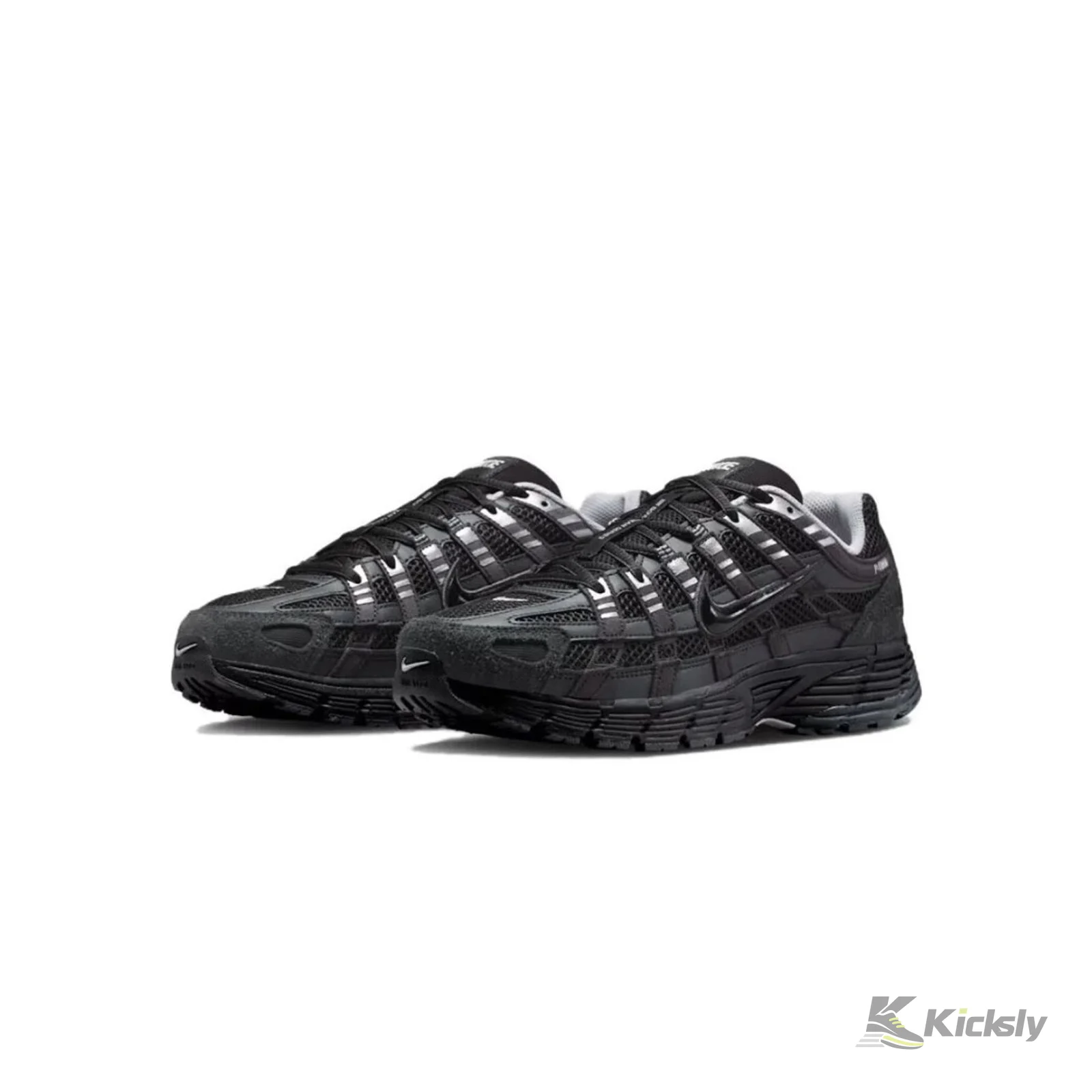 Nike P-6000 Suede Anthracite Metallic Silver 2