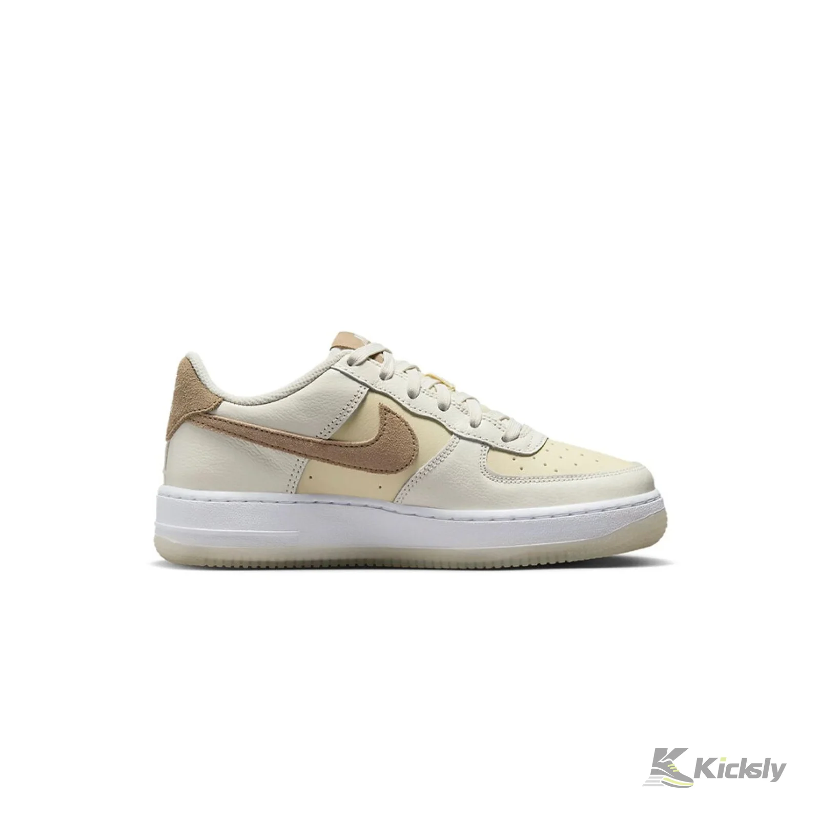 Nike Air Force 1 Low LV8 5 Sail Coconut Milk White Khaki (GS) 2
