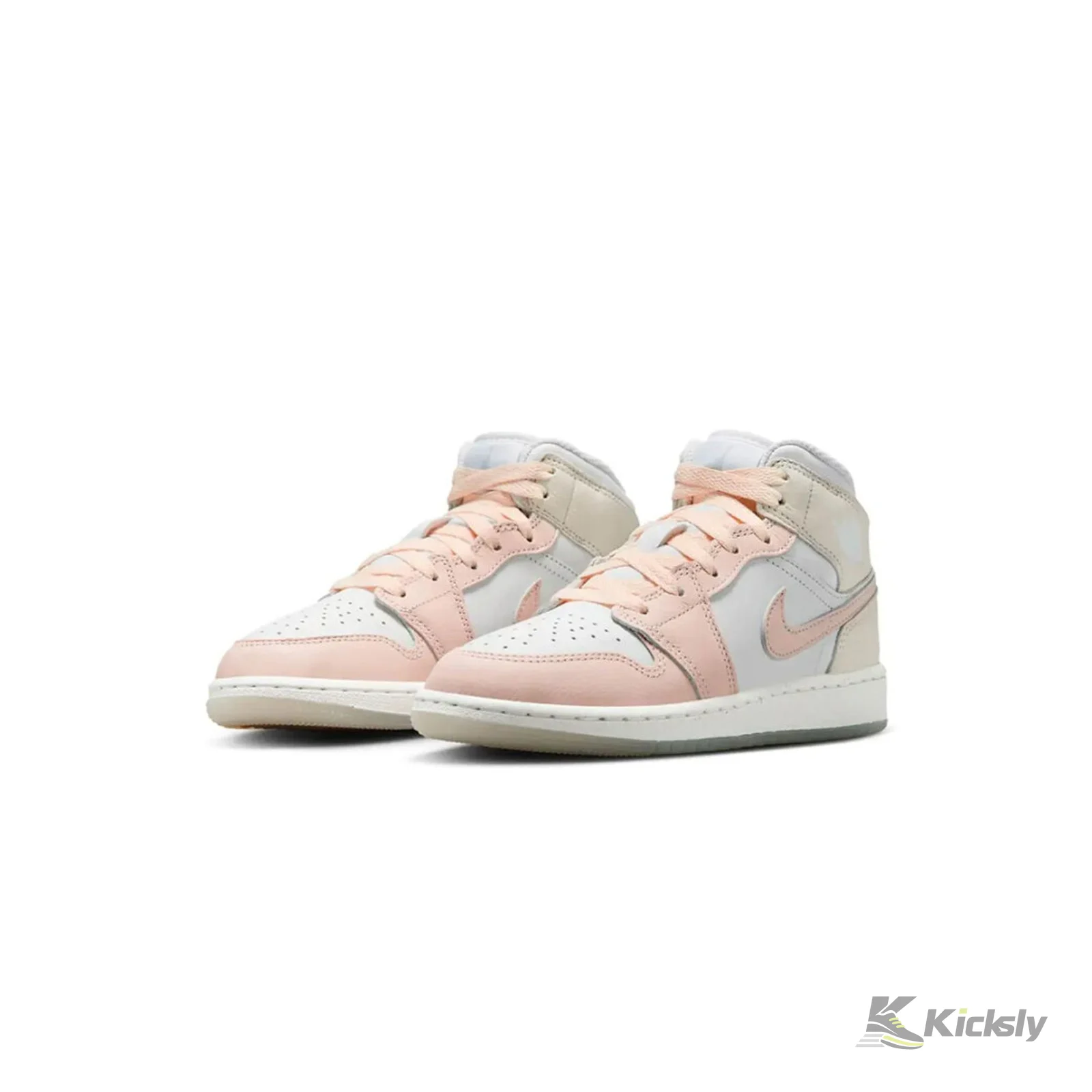 Jordan 1 Mid Flamingo (GS) 2