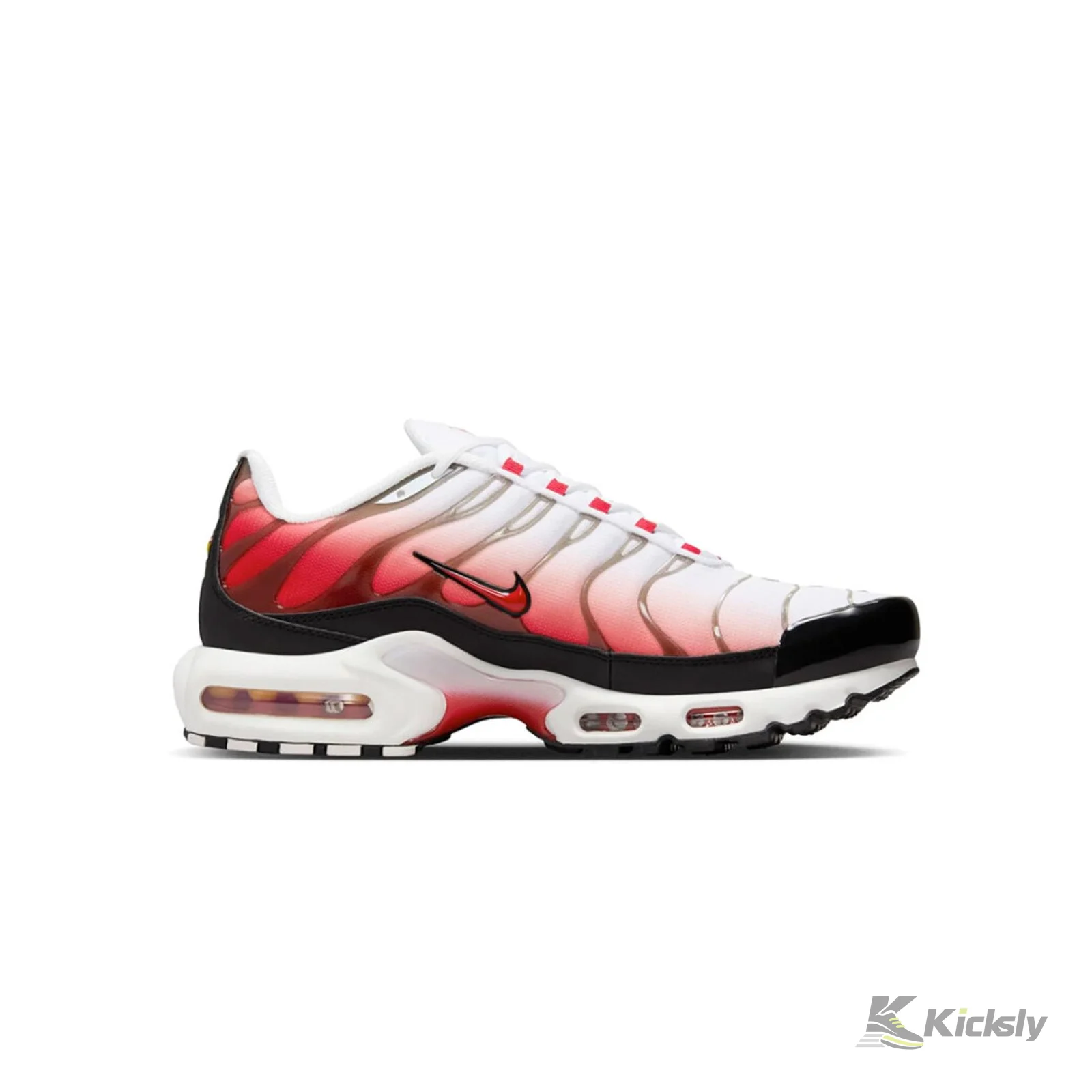 Nike Air Max Plus White Black University Red 2