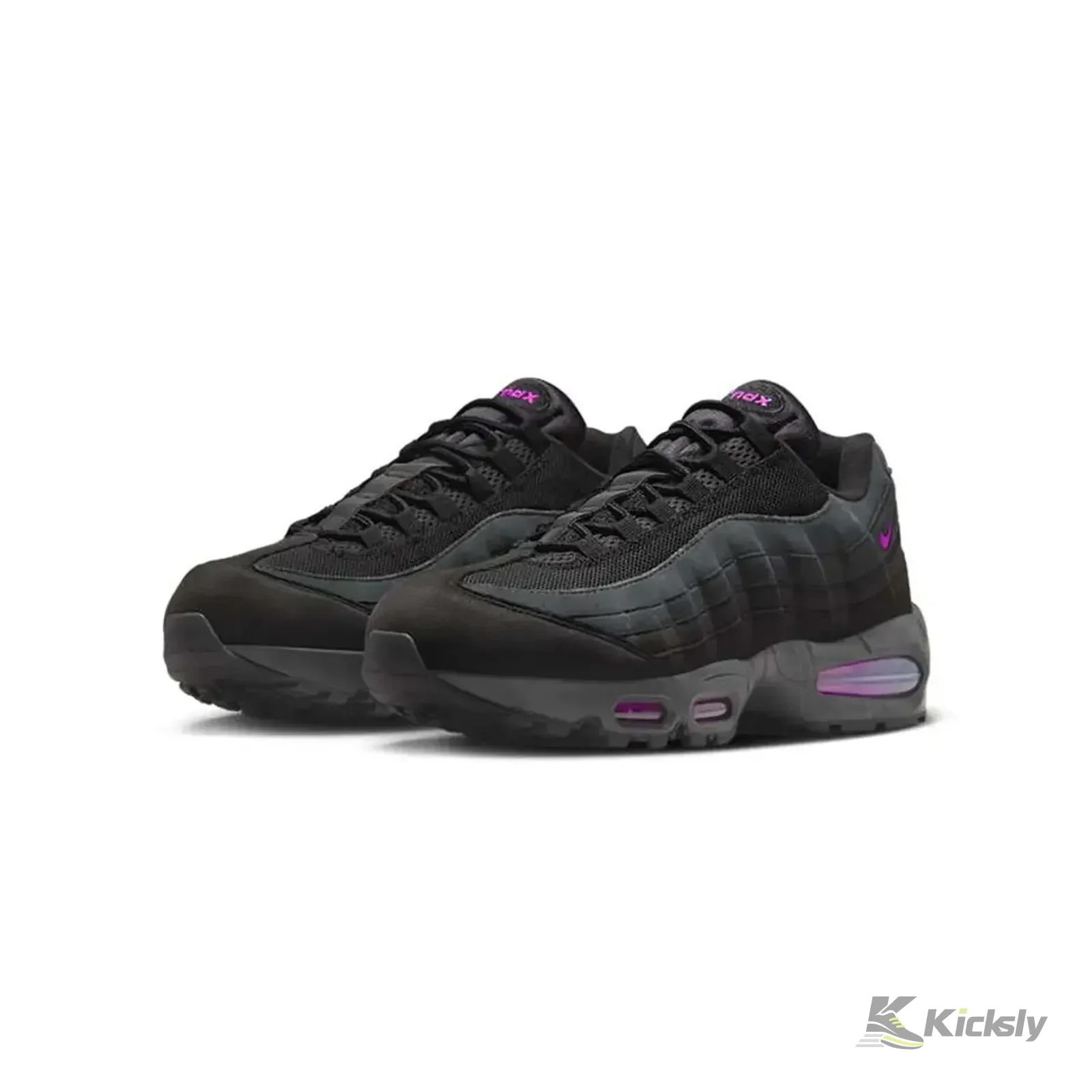 Nike Air Max 95 OG Big Bubble Black Vivid Purple 2