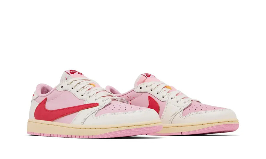 Jordan 1 Retro Low OG SP "Travis Scott Sail Tropical Pink" 2