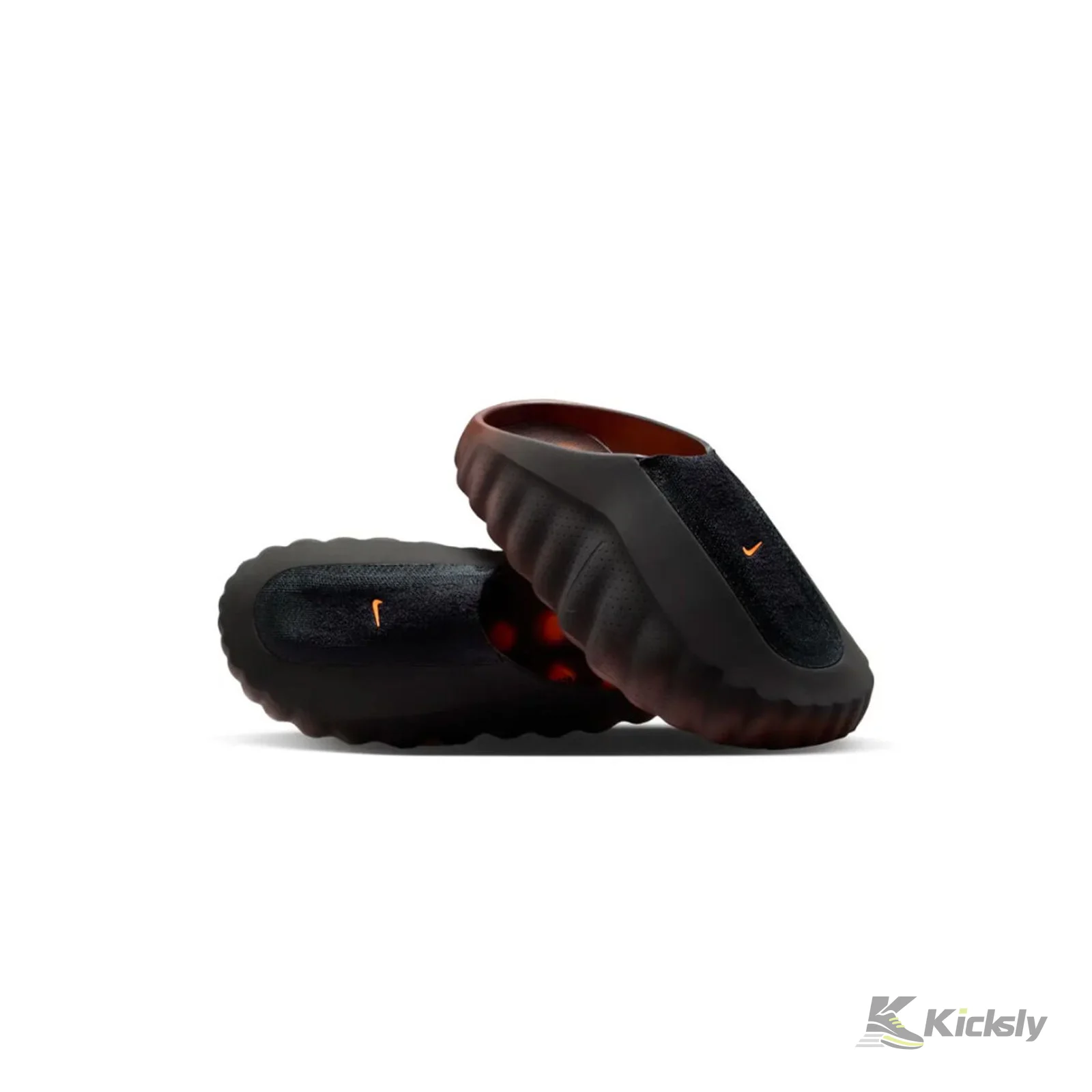 Nike Mind 001 Flyknit Slide Bronze Eclipse Total Orange 2