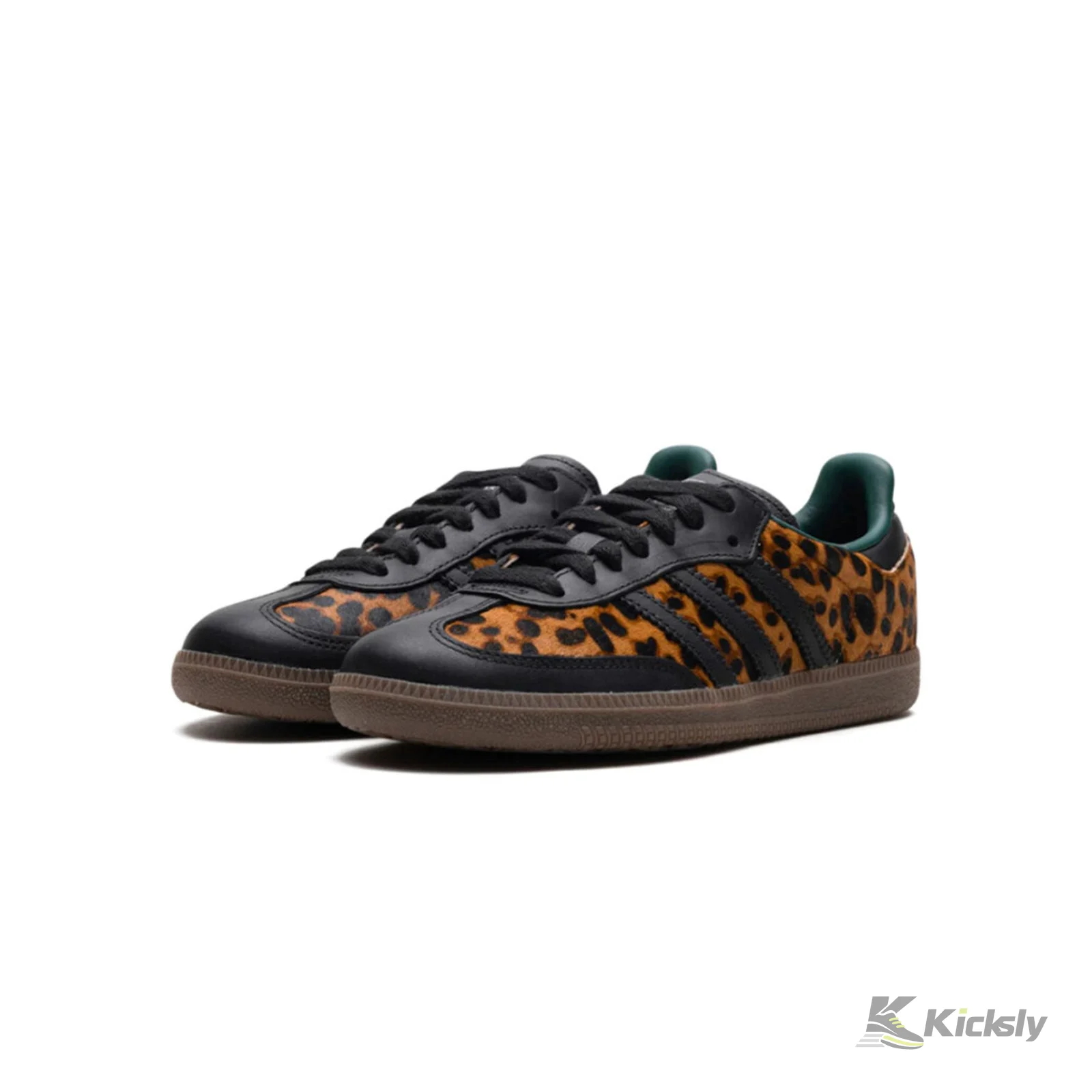 Adidas Samba OG "Black Green Leopard" 2