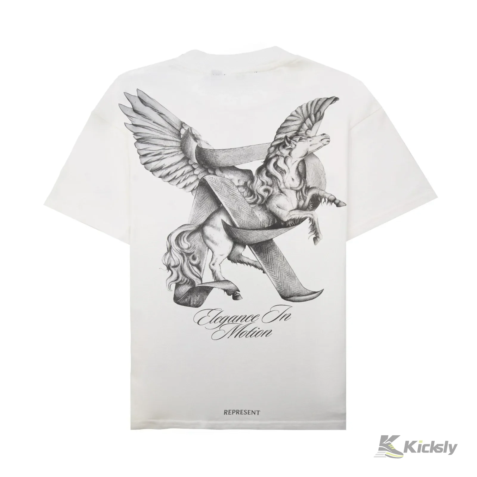 Represent Elegance in Motion Tee White 2