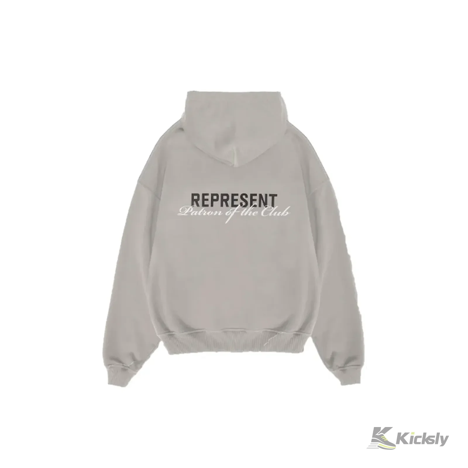 Represent Patron Of The Club Hoodie - Mudstone 2