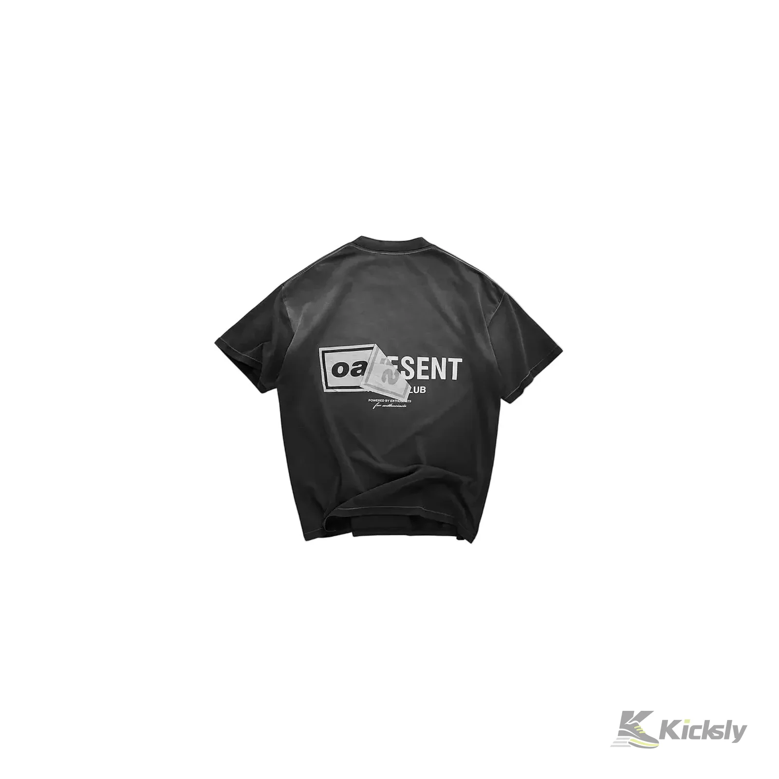 Represent X Oasis Owners Club T-Shirt Stained Black 2