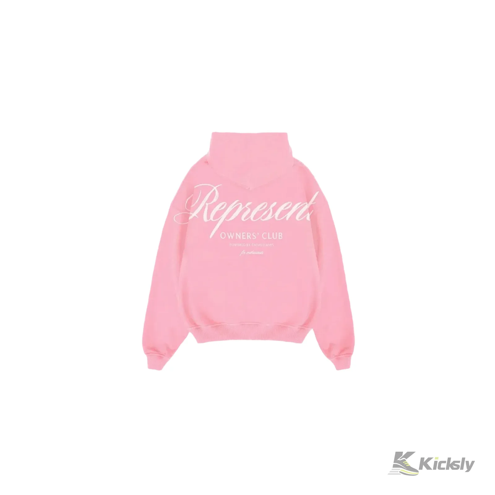 Represent Owners Club Script Hoodie Pink 2