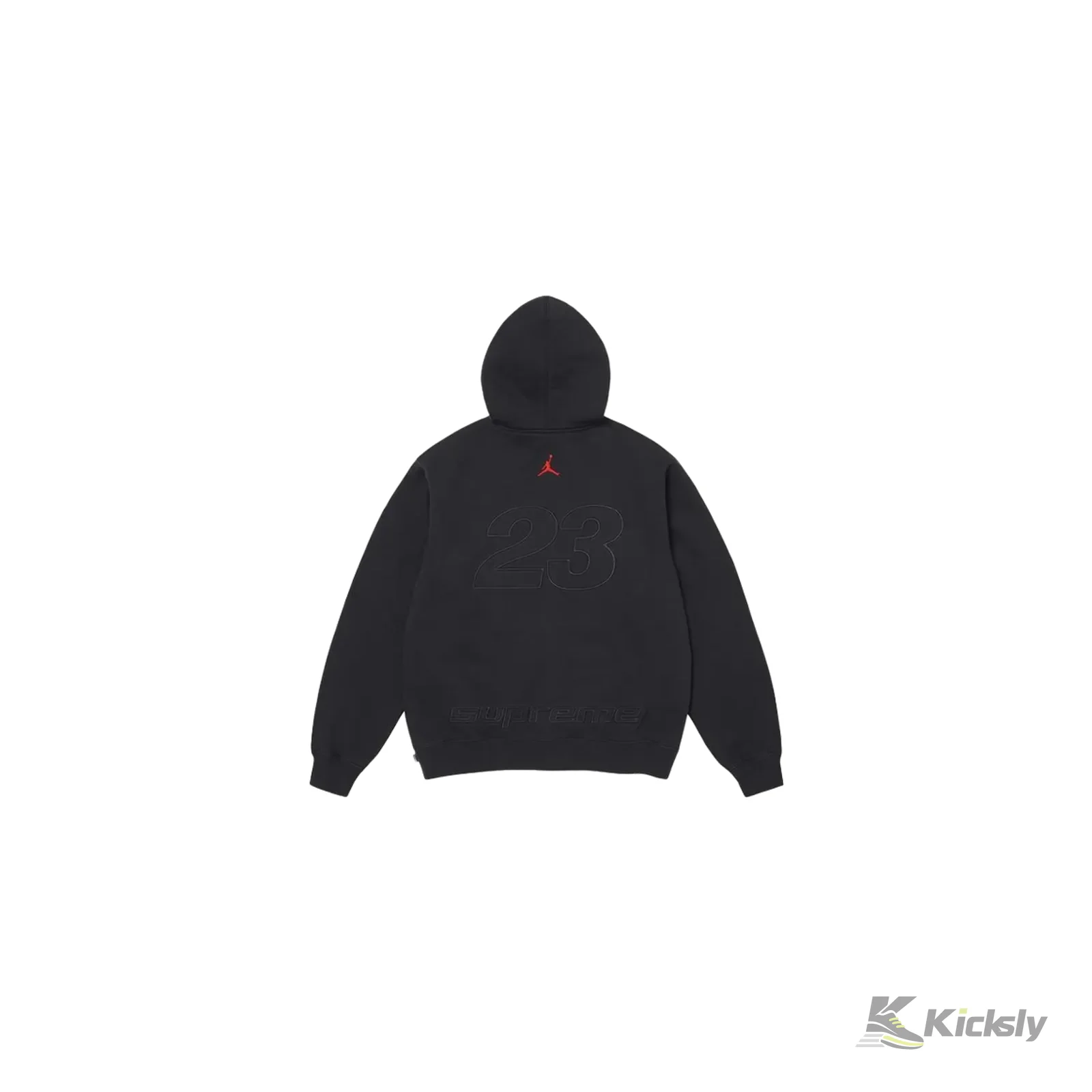 Supreme Jordan Zip Up Hoodie (SS26) Black 2