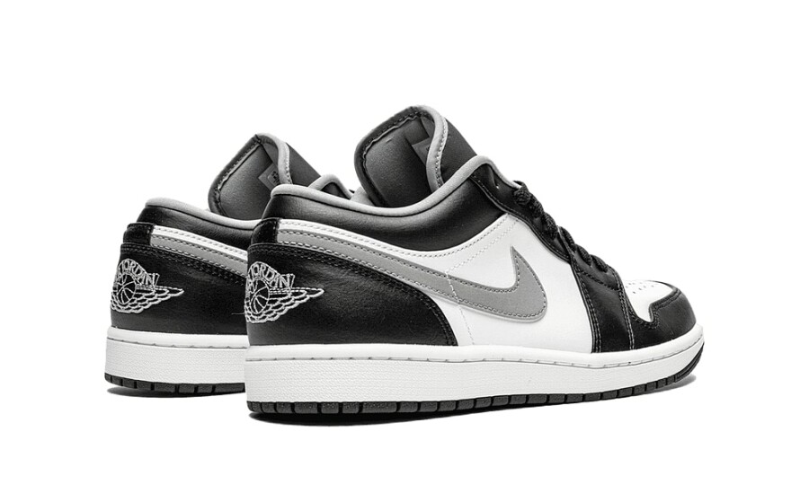 Jordan 1 Low Black White Grey 3