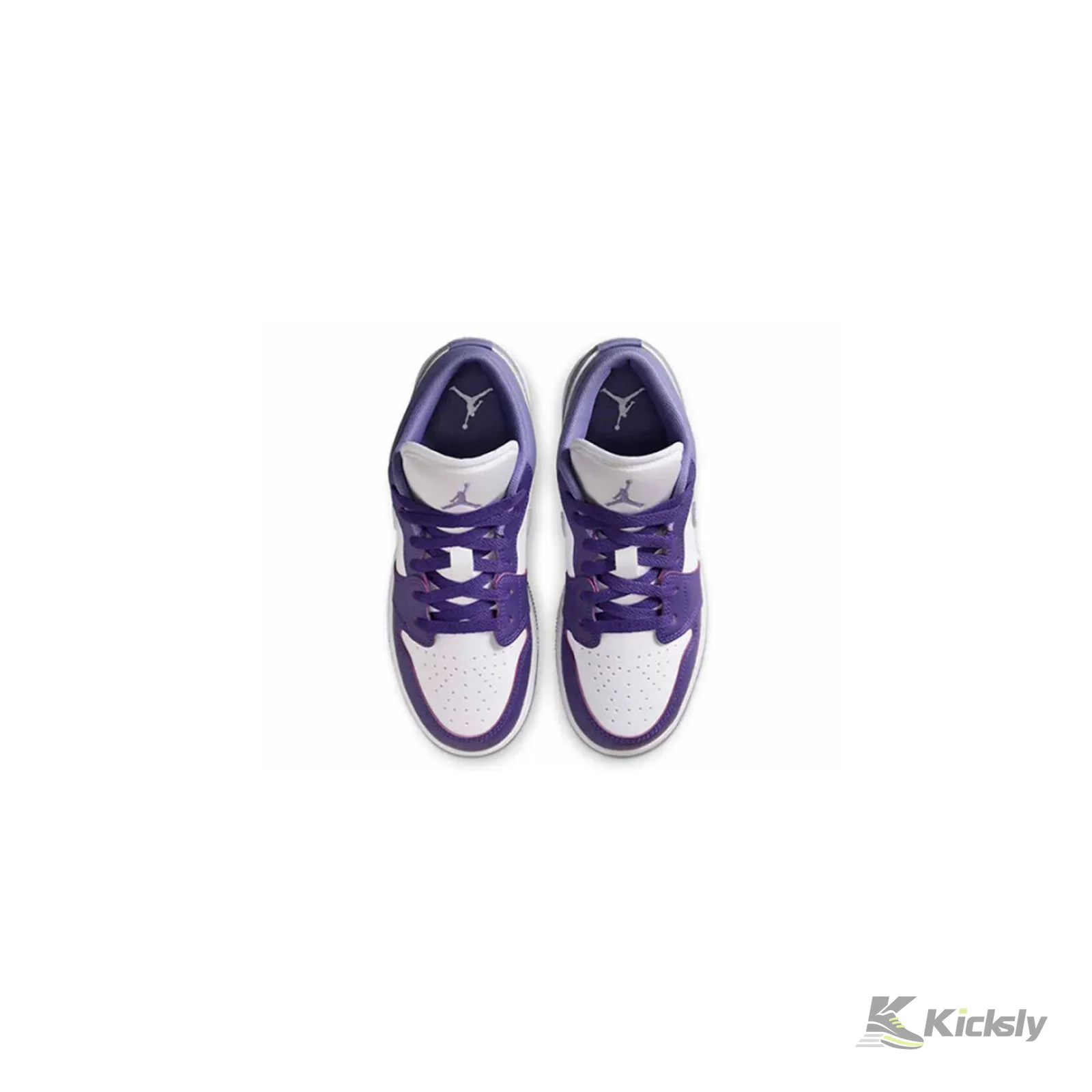 Jordan 1 Low "Court Purple White Dusty Amethyst" (GS) 3