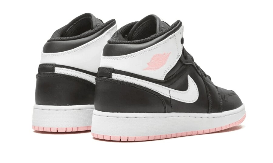 Jordan 1 Mid Arctic Pink Black (GS) 3