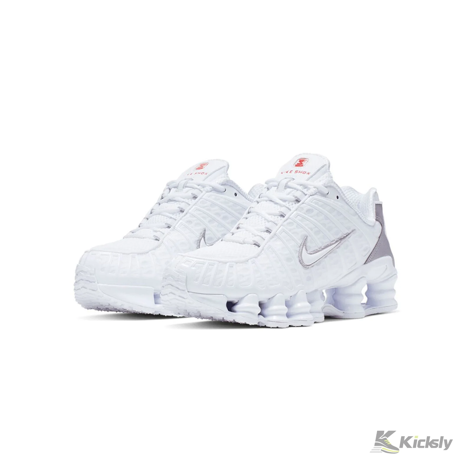 Nike Shox TL "White Metallic Silver Max Orange" 3