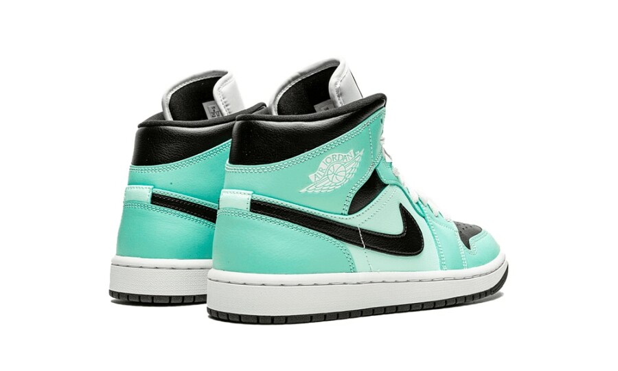 Jordan 1 Mid Aqua Blue Tint (Women's) 3
