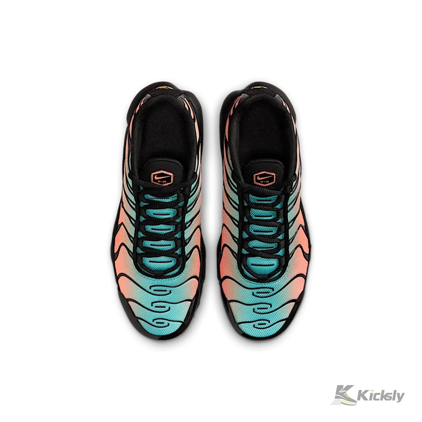 Nike Air Max Plus Aurora Green Orange Pulse (GS) 3