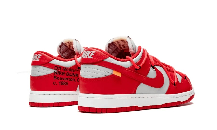 Nike Dunk Low "Off-White University Red" 3