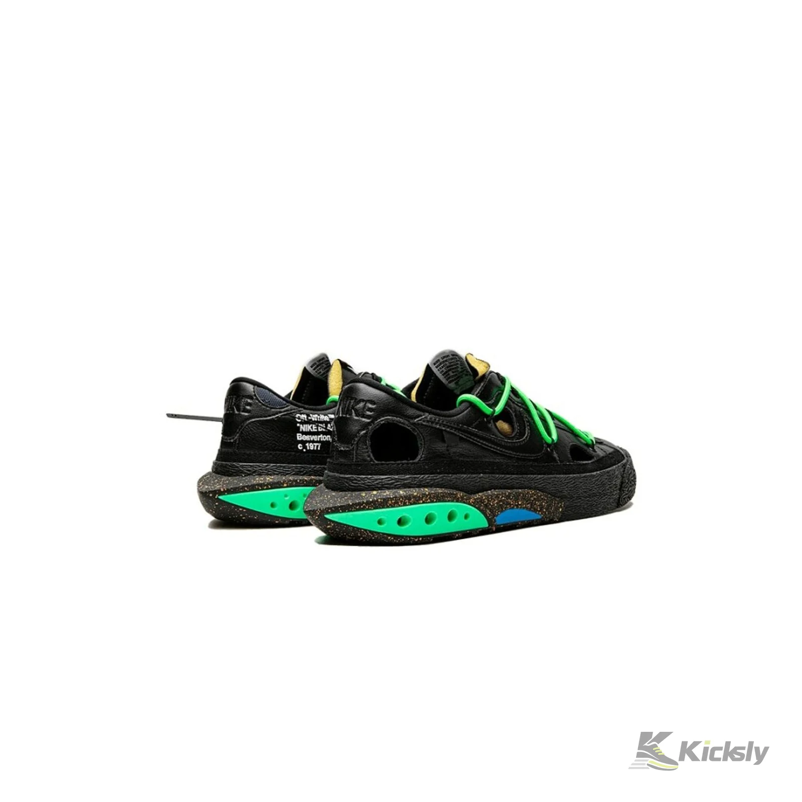 Nike Blazer Low 77 Off-White Electro Green 3