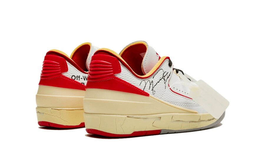 Jordan 2 Low Off-White "White Red" 3