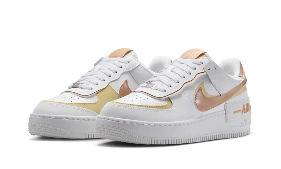 Nike Air Force 1 Low Shadow "White Team Gold Rattan" 3