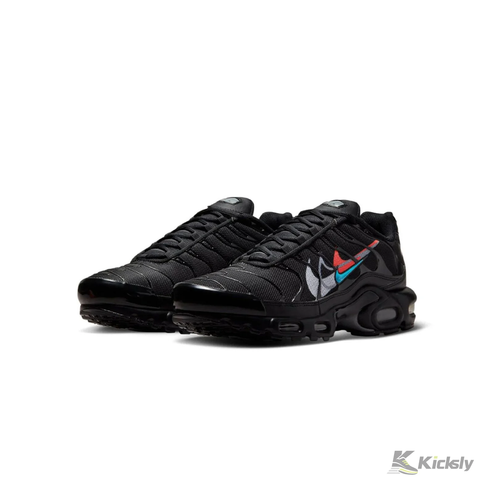 Nike Air Max Plus Multi Swoosh Black Crimson 3