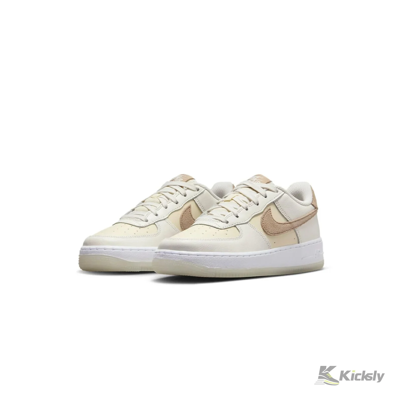 Nike Air Force 1 Low LV8 5 Sail Coconut Milk White Khaki (GS) 3