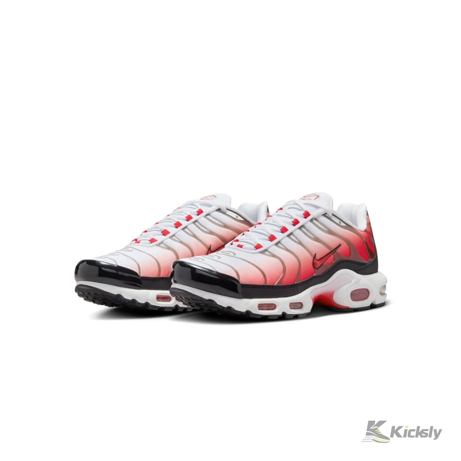 Nike Air Max Plus White Black University Red 3