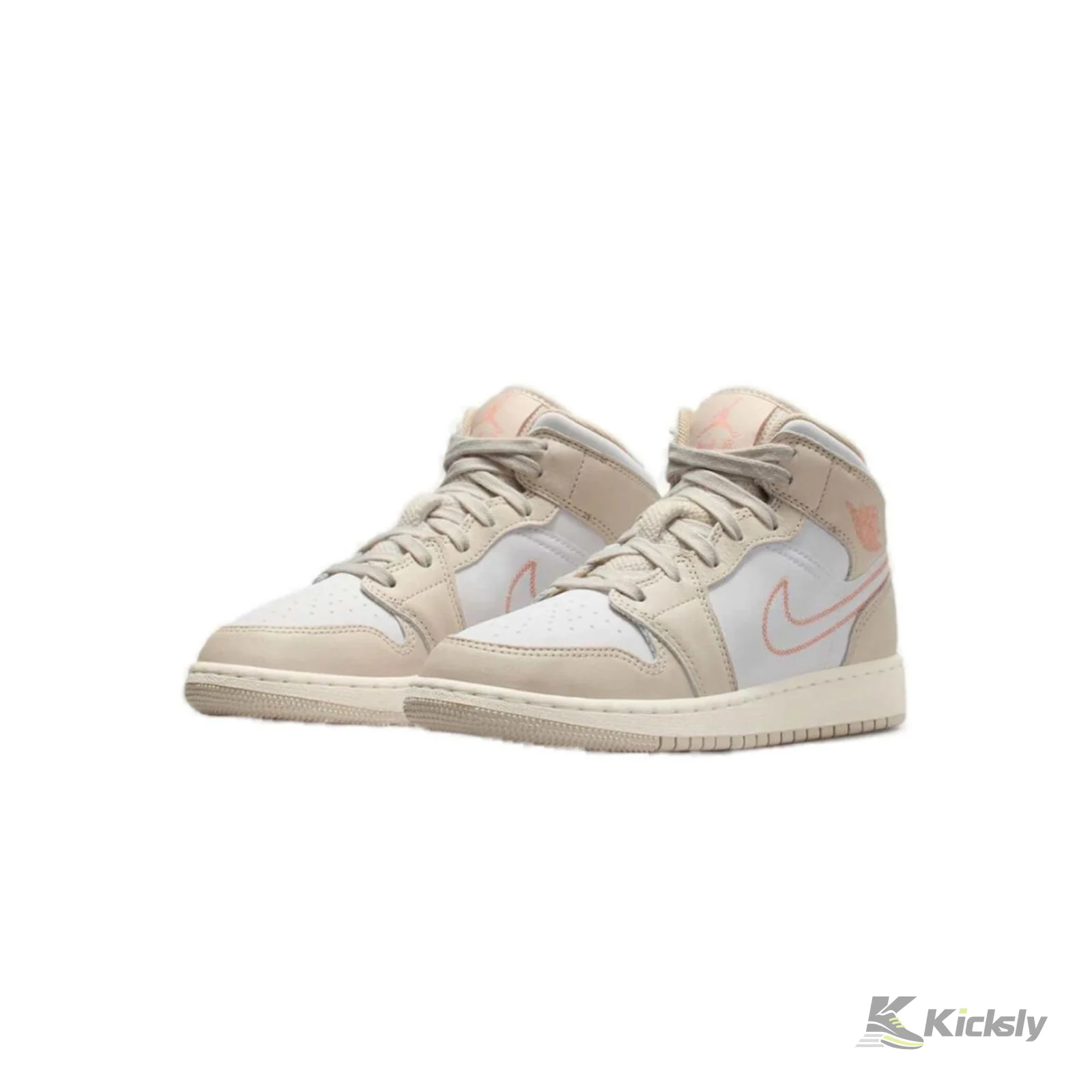 Jordan 1 Mid SE Sand Drift White Madder Root (GS) 3