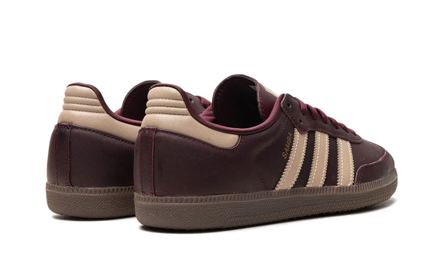 Adidas Samba OG "Maroon Crystal Sand" 3