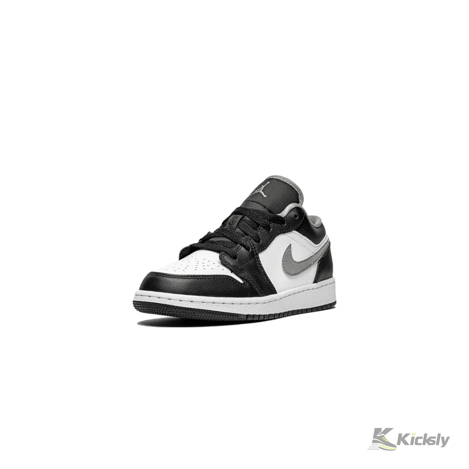 Air Jordan 1 Low Black White Grey (GS) 4