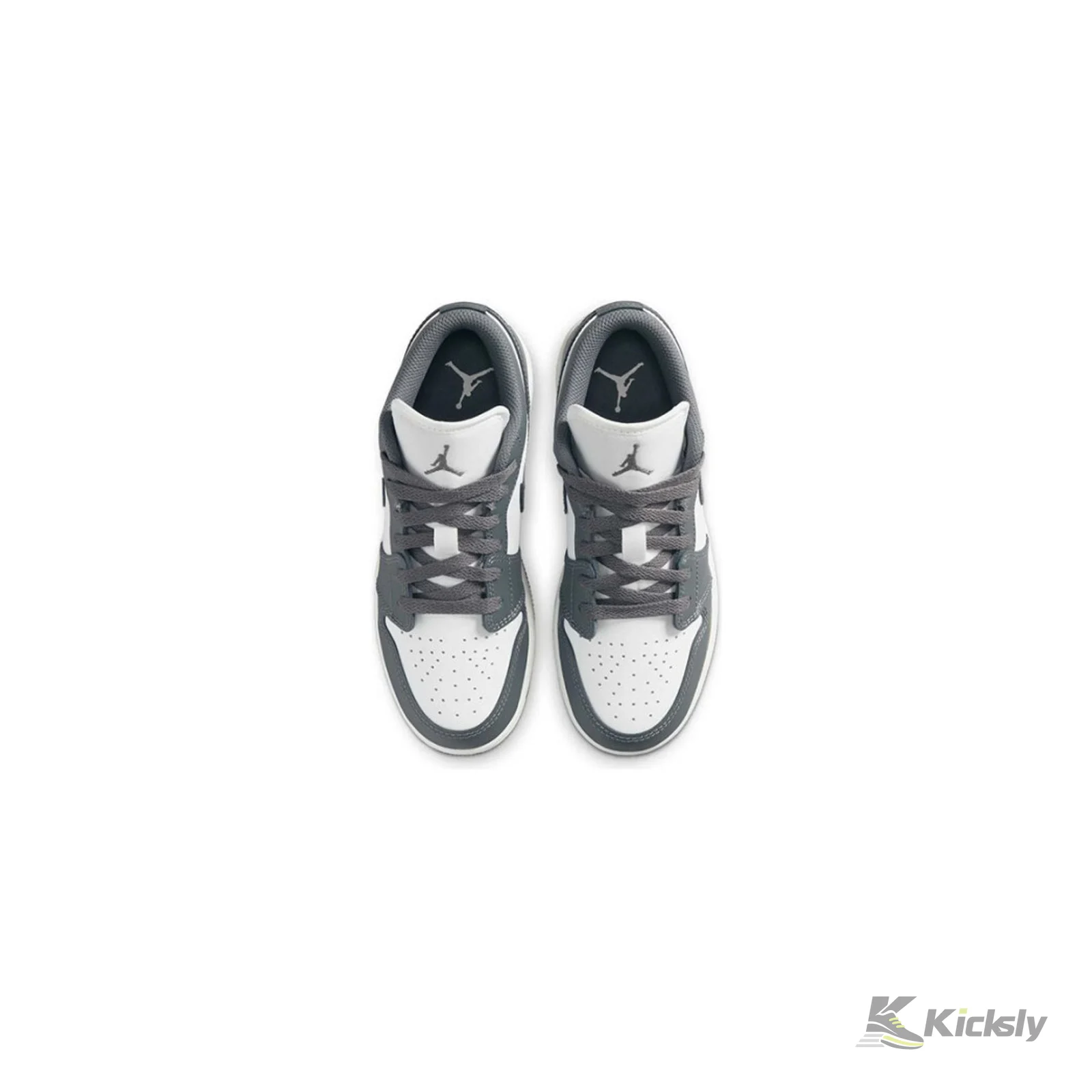 Jordan 1 Low Grey White (GS) 4