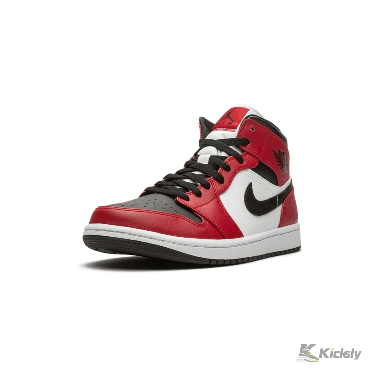 Jordan 1 Mid "Chicago Black Toe" 4