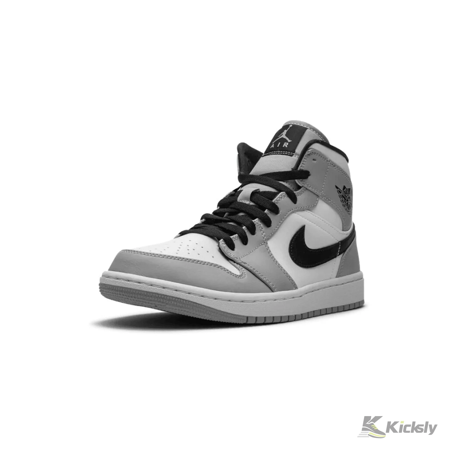 Jordan 1 Mid "Light Smoke Grey" 4