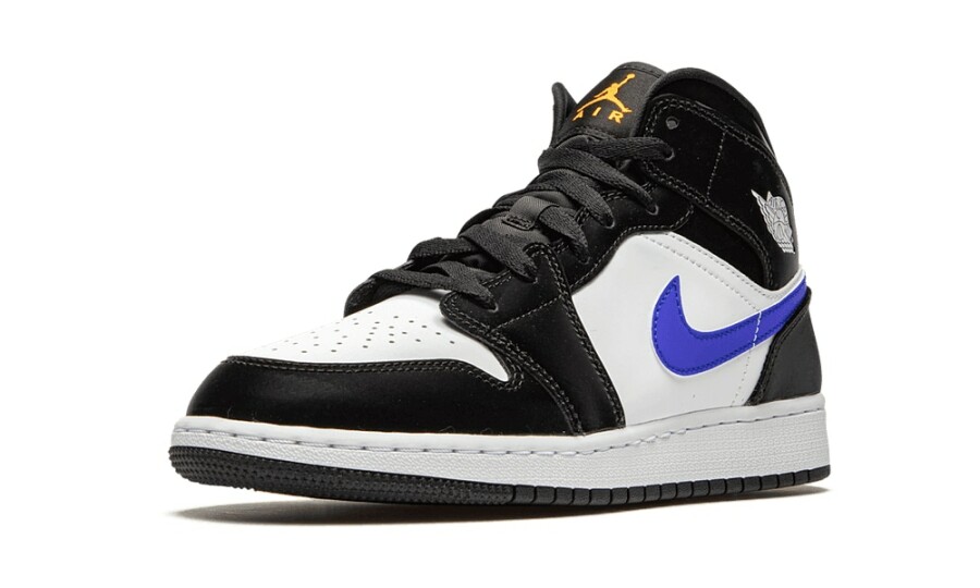 Jordan 1 Mid "Black Racer Blue White" (GS) 4