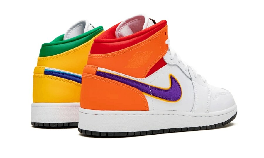 Jordan 1 Mid Alternate Multi-Color (GS) 4