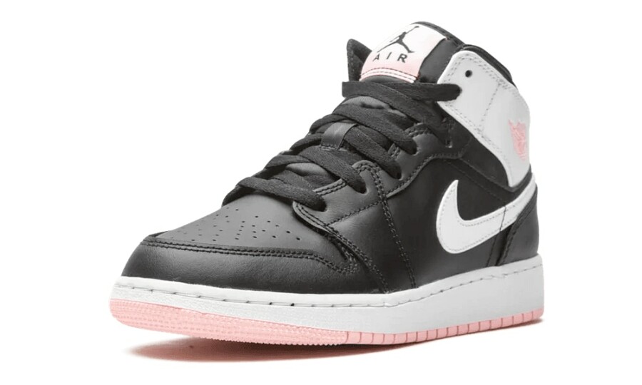 Jordan 1 Mid Arctic Pink Black (GS) 4