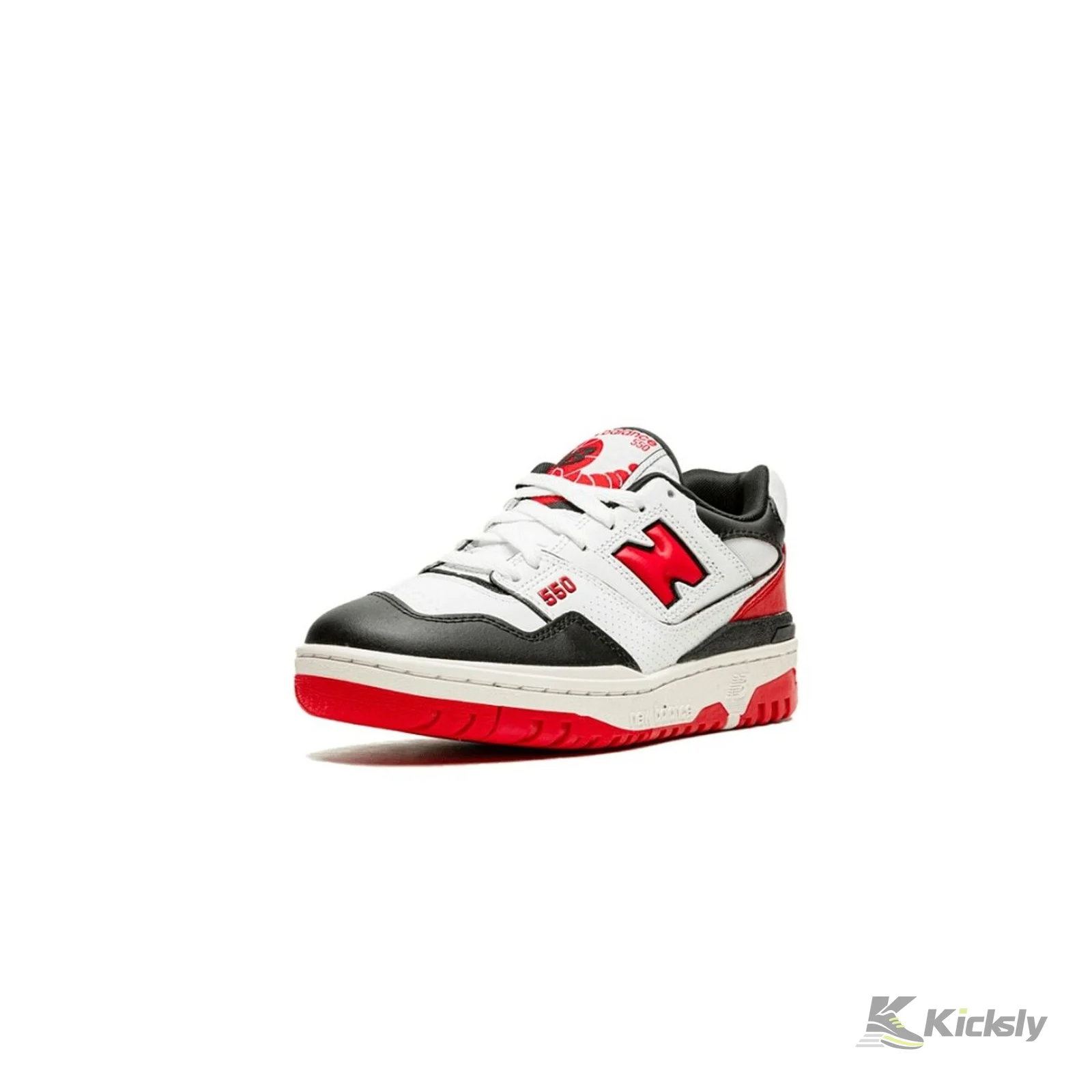 New Balance 550 White Red Black 4