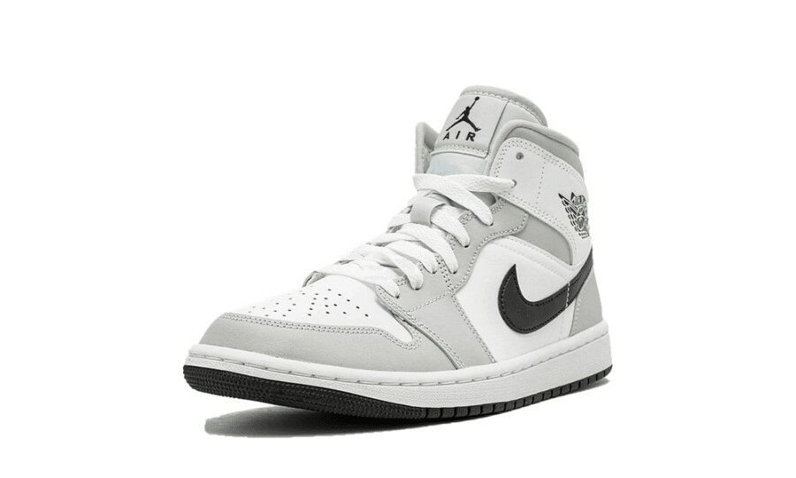 Jordan 1 Mid "Light Smoke Grey" 4