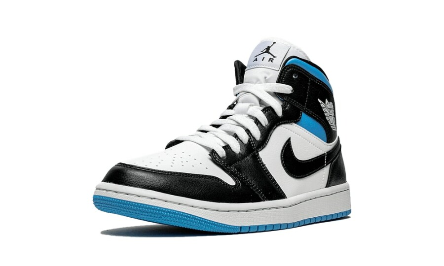 Jordan 1 Mid "University Black White" 4