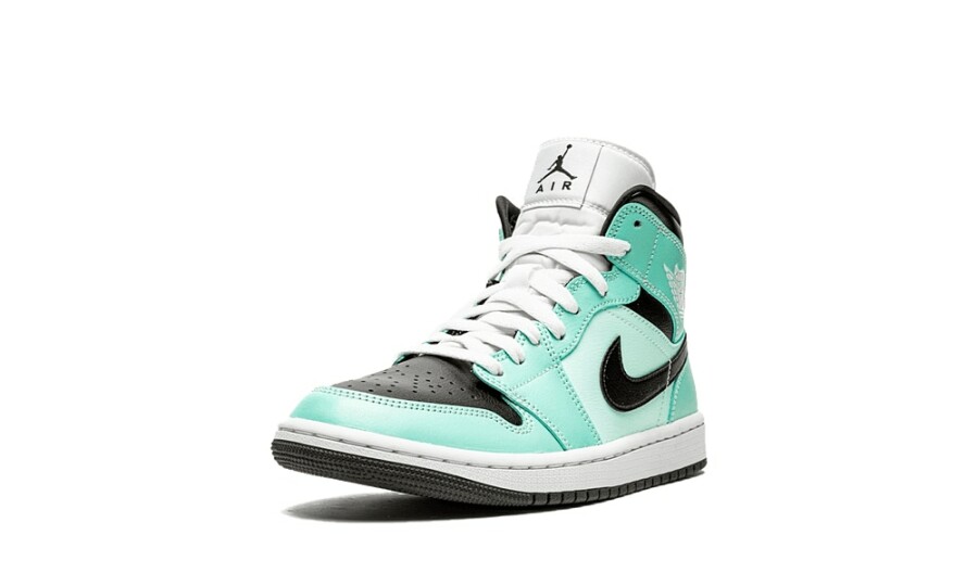 Jordan 1 Mid Aqua Blue Tint (Women's) 4