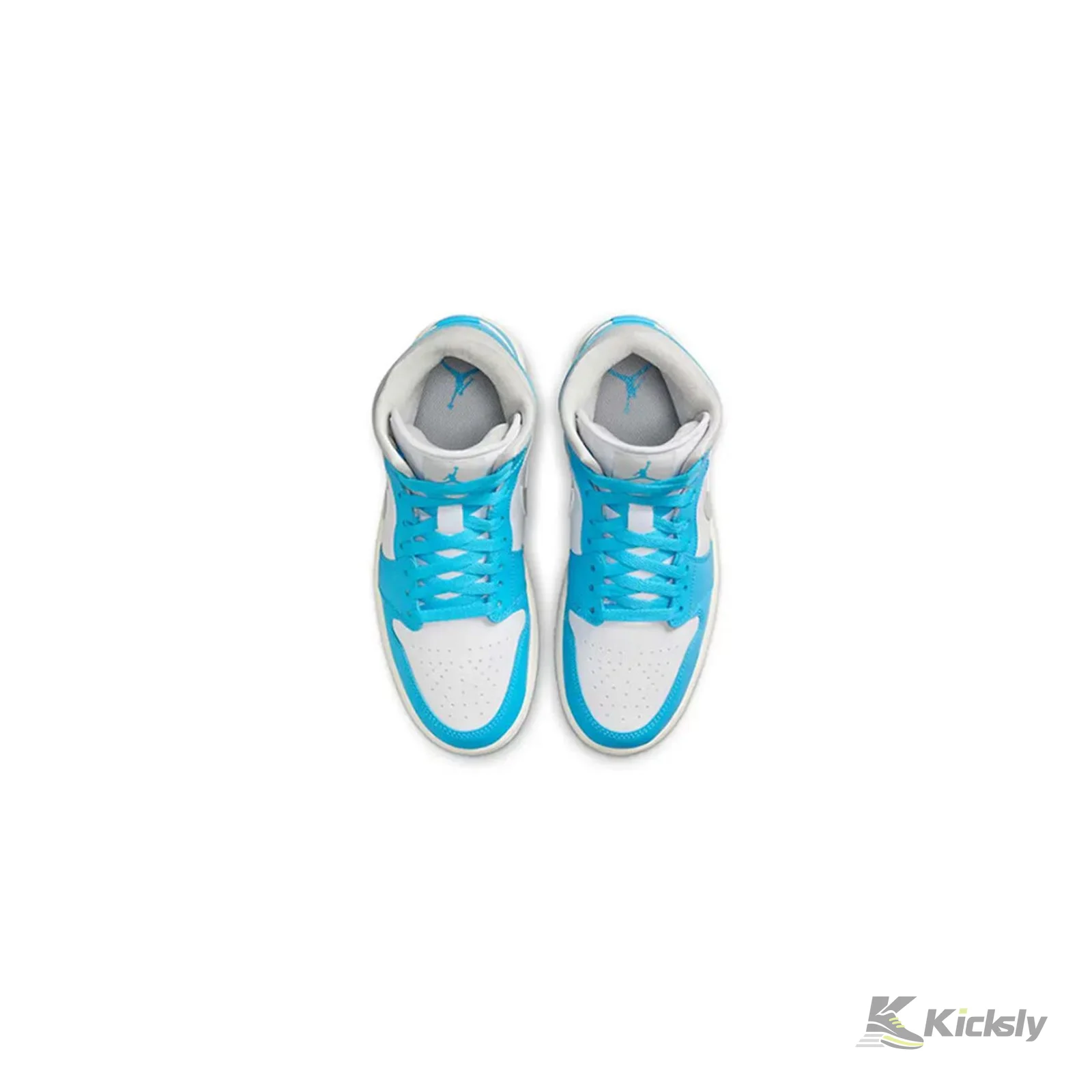 Jordan 1 Mid "Dark Powder Blue White Sail Neutral Grey" 4