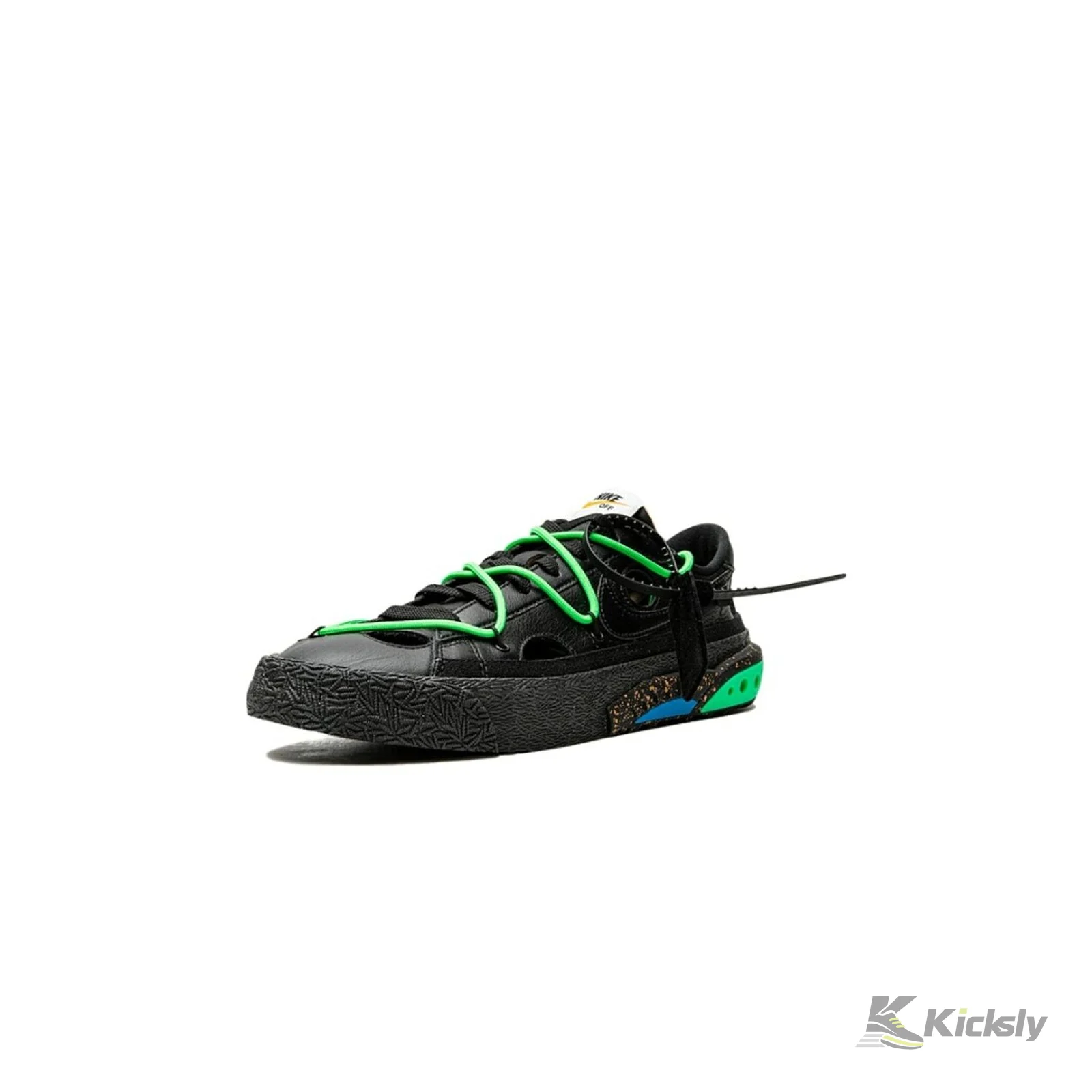 Nike Blazer Low 77 Off-White Electro Green 4