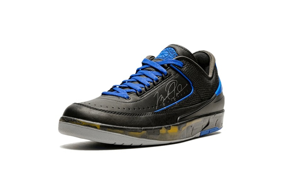 Jordan 2 Low Off-White "Black Blue" 4