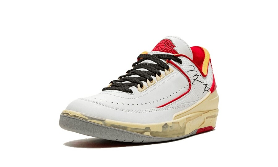 Jordan 2 Low Off-White "White Red" 4