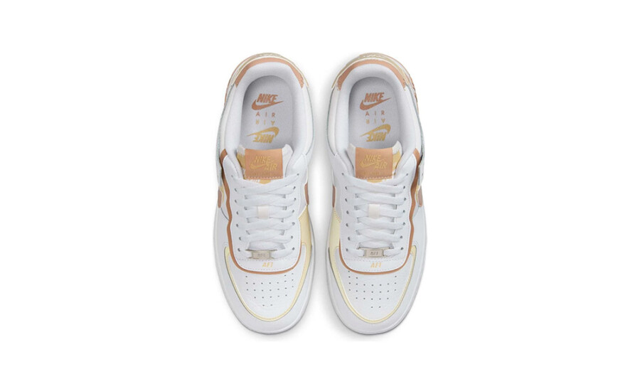 Nike Air Force 1 Low Shadow "White Team Gold Rattan" 4
