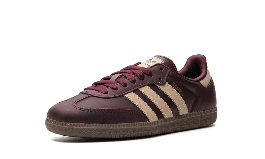 Adidas Samba OG "Maroon Crystal Sand" 4
