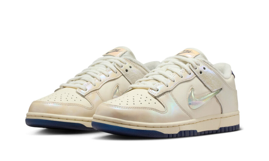 Nike Dunk Low Metallic Jewel Swoosh Sail (Women's) 4