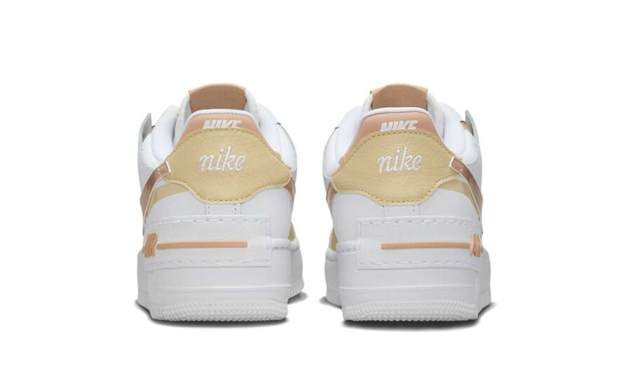 Nike Air Force 1 Low Shadow "White Team Gold Rattan" 5